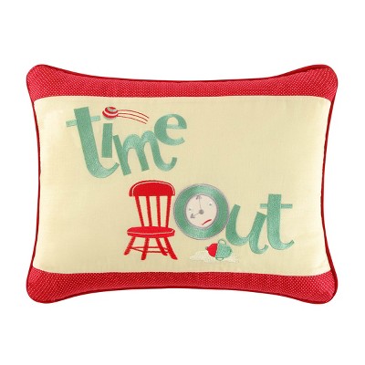 C&F Home 12" x 16" Time Out Embroidered Pillow