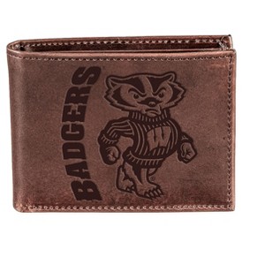 Evergreen University of Wisconsin-Madison Crazy Horse Collection Bi-Fold Wallet - 1 of 1