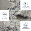 Washable Rug for Living Room, Non-Slip Non Shedding Soft Carpet,Indoor Foldable Printed Accent Rug for Bedroom, Dining Room, Nursery, Office - 2 of 4