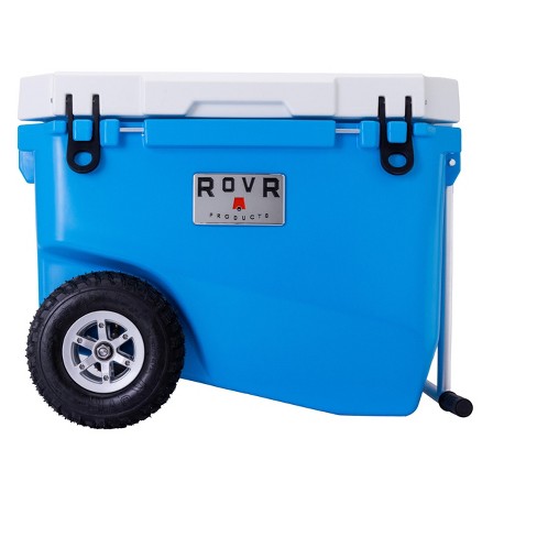 Rovr Rollr 60-quart Wheeled All-terrain Adventure Cooler - Bluebird ...