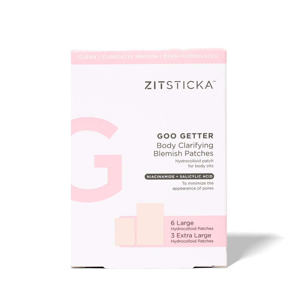 ZitSticka Goo Getter Body Acne Pimple Patches - 9ct