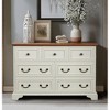 KTMBDW Dresser for Bedroom with 7 Drawers, 47" Wide Modern Chest of Drawers with Metal Handle, Wood Dresser TV Stand for Living Room - 2 of 4