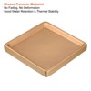 Unique Bargains Indoor Ceramic Square Plant Pot Saucers Tray 2 Pcs - 3 of 4