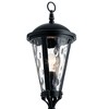 Kichler Lighting Cresleigh 1 - Light Post Light in  Black/Silver - 2 of 2