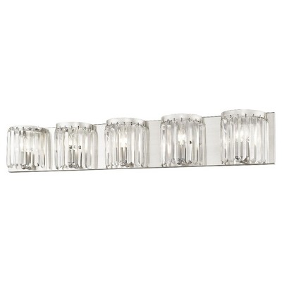 Livex Lighting Ashton 5 - Light Vanity in  Brushed Nickel