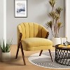 Ernest Barrel chair with Legs in a Wishbone Shape |ARTFUL LIVING DESIGN - 2 of 4
