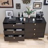 FUFU&GAGA 6 Drawer Storage Dresser Modern Chest of Drawers Sideboard - 2 of 4