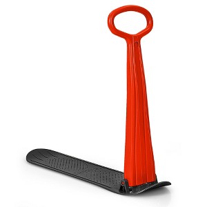 Costway Folding Snow Scooter W/Grip Handle Portable Snow Sled for Kids Teenagers - 1 of 4