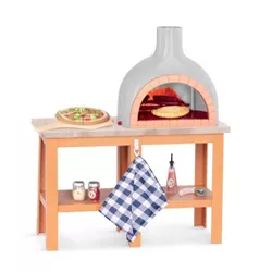 Our Generation Pizza Maker with Electronics for 18" Dolls - Pizza Oven Playset