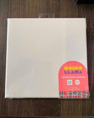 6pk 9x12 Stretched Canvas White - Mondo Llama™ : Target