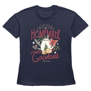 Womens Lost Gods Mrs Claus Homemade Cookies T Shirt - 1 of 3