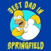 Mens The Simpsons Best Dad In Springfield T Shirt - 2 of 3