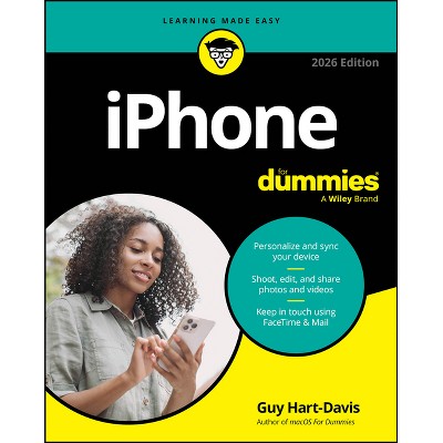 IPhone for Dummies, 2026 Edition - 17th Edition by  Guy Hart-Davis (Paperback)