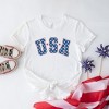 Simply Sage Market Women's Retro USA Stars Short Sleeve Graphic Tee - 3 of 4