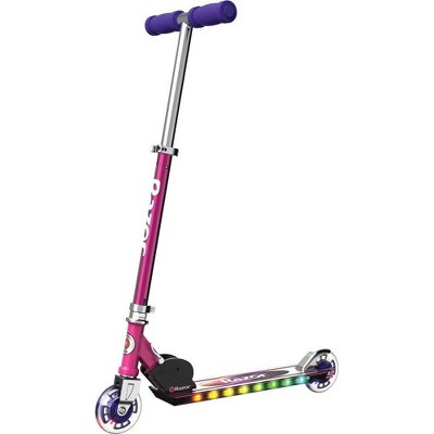 Razor A+ 2 Wheel Scooter with LED Lights - Magenta