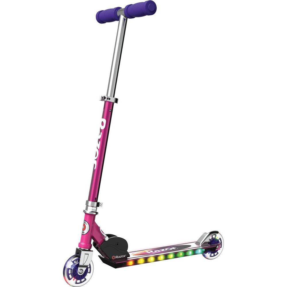 Photos - Scooter Razor A+ 2 Wheel  with LED Lights - Magenta 