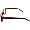 Jones New York J227 48mm Unisex Acetate Rectangular Designer Eyeglasses OR Blue Light Filter OR Reading Glasses in Tortoise Havana Brown Gold - 3 of 4