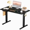 Black Adjustable Height Desk With Features An Led Display And Less Than 055Db,Unit For Living Room/Bedroom /Home /Office-Cuddlewood - 3 of 4