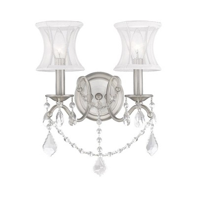 Livex Lighting Newcastle 2 - Light Wall Light in  Brushed Nickel
