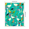Amanti Art The Dance of Bird Colors by Uma Gokhale Framed Canvas Wall Art - 3 of 4