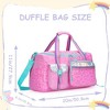 Kids Duffle Bag Girls Women Travel Bag Gifts Overnight Bags for Girls - 2 of 4