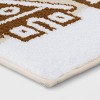 17"x24" Gingerbread House Christmas Bath Rug Brown/White - Wondershop™ - 3 of 4