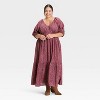 Women's Puff Elbow Sleeve Maxi A-Line Dress - Universal Thread™ - 3 of 3