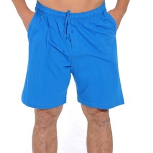 At The Buzzer Men's Pajama Shorts  -  Sleepwear Bottoms for Men with Pockets -  PJs - 1 of 3