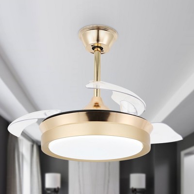 Bella Depot 36" Modern Ceiling Fan with LED Light and Remote