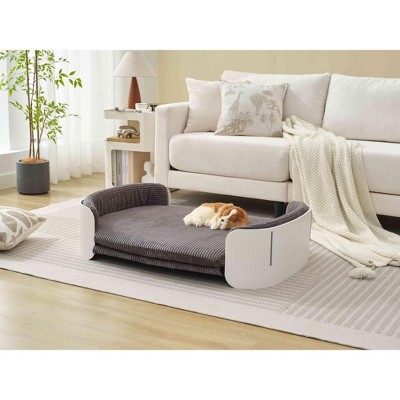 ROOMTEC Cat Couch Bed, Pet Sofa for Indoor Cats w/Removable Mattress Cover Suitable for Mid or large animal