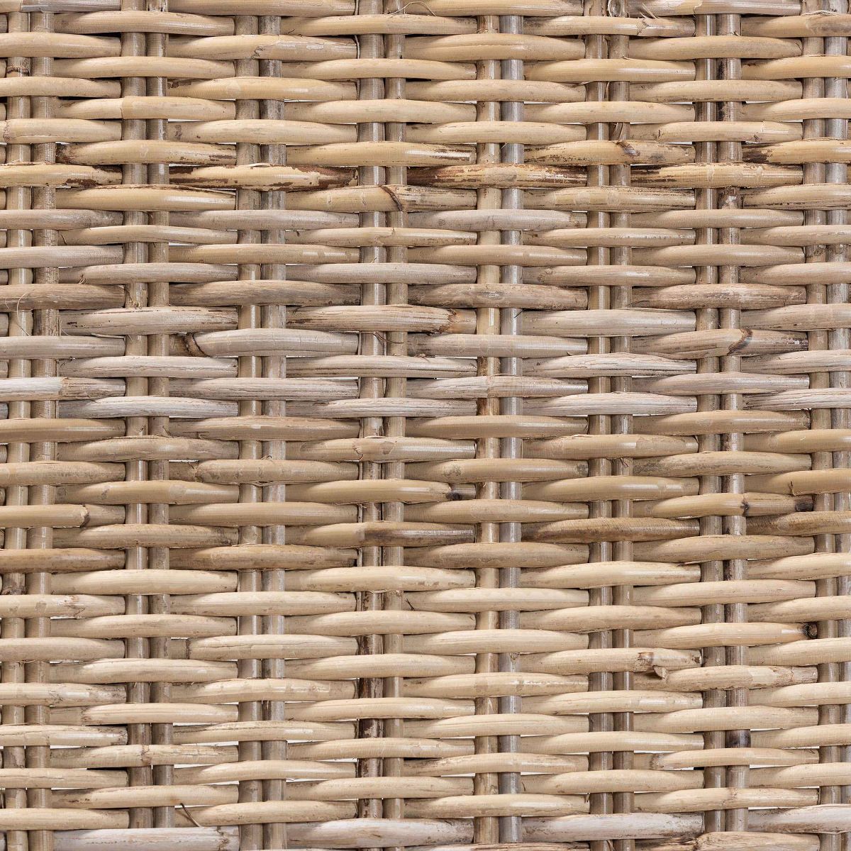 Enver Rattan and Wood Dining Chair Set Natural/Brown - bali & pari: Handcrafted, Indonesian Origin - thumbnail 8