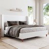 51.2"Bed Frame with High Headboard,Upholstered Bed - 2 of 4