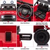 Electric Car, Licensed Toyota 12V Ride-On Car, for Kids with RC, Music, LED Lights, Double Doors, Safety Belt - 4 of 4