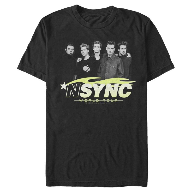 Men's NSYNC World Tour Poster T-Shirt, 1 of 5