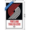 Trends International NBA Portland Trail Blazers - Logo 21 Framed Wall Poster Prints - 3 of 4