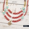 John Bead 4x7mm Red Mixed Plastic Round Alphabet Craft Beads, 72g - 2 of 4