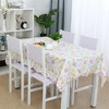 PiccoCasa Bi-color Rose Printed Vinyl Water Oil Resistant Rectangle Tablecloths Multicolored 41" x 60" - image 2 of 4