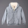 Collections Etc Ultra Soft Fleece Lined Zip-Up Hooded Sweatshirt - 4 of 4