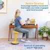 ECR4Kids Sitwell Wobble Stool with Cushion, Adjustable Height - 3 of 4