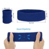 Unique Bargains Terry Cloth Sports Athletic Gym Headband Wristband Sweatband 10 Sets - 2 of 4