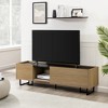 GDFStudio Allen Contemporary 63" Wood TV Stand with Storage Cubbies - 2 of 4