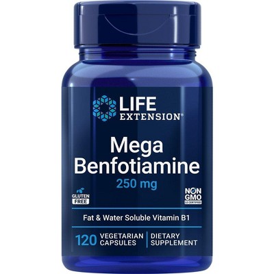 Mega Benfotiamine by Life Extension  -  120 Vegetarian Capsules