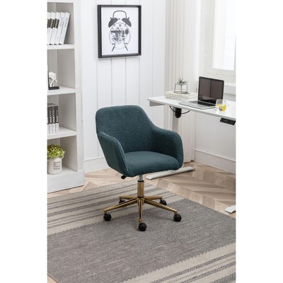 Vynxaria Modern Accent Chairs for Vanity or Office - Adjustable Height & 360° Swivel, Multiple Colors