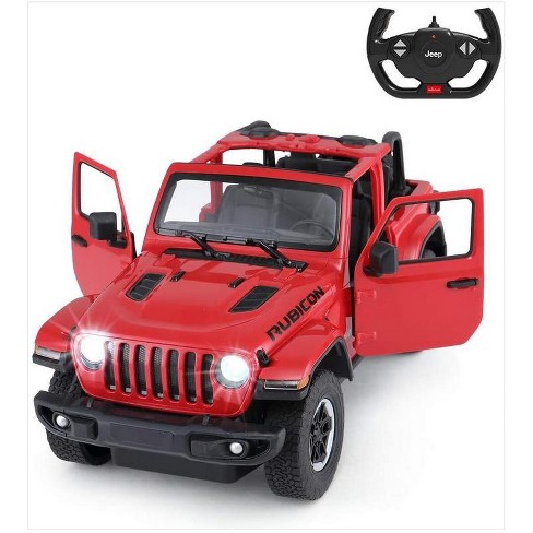 Ready! Set! Go! Link 1:14 Scale Remote Control Jeep Wrangler Toy Vehicle  For Kids And Adults - Red : Target