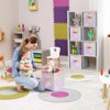 INFURNIC Utility Storage Shelves Set of 6 Foldable Collapsible Storage Box with Handles, Colorful Cube Storage Bins, Pink, 10.5"*10.5"*11" - 4 of 4