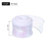 Unique Bargains Gift Wrapping Wide Sheer Wired Pastel Shimmer Iridescent Chiffon Ribbons 1 Pc - 2 of 4