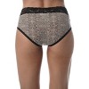 Just Intimates Ultra Soft Bikini Panties w/ Lace Trim Underwear (Pack of 4) - 4 of 4