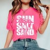 Simply Sage Market Women's Sun Salt Sand Short Sleeve Garment Dyed Tee - 2 of 2