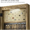 Sriracha Jewelry Armoire Cabinet, Solid Wood Jewelry Organizer with Full Length Mirror Wall/Door Mounted - 3 of 3