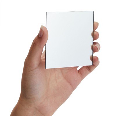 50 Pack 3 Inch Square Glass Mirror Tiles for Crafts and Decor